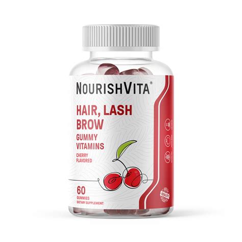 nourishvits|Hair, Lash & Brow Growth Vitamin Pills